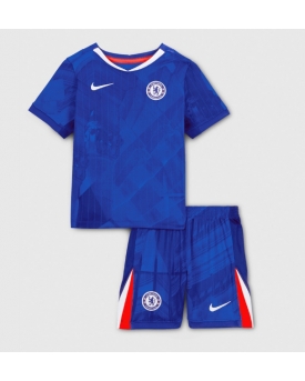 Chelsea Maglia Gara Casa Repliche 2025-26 Bambino Maniche Corte